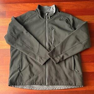 Kirkland Signature Full Zip Charcoal Softshell Jacket - Unisex